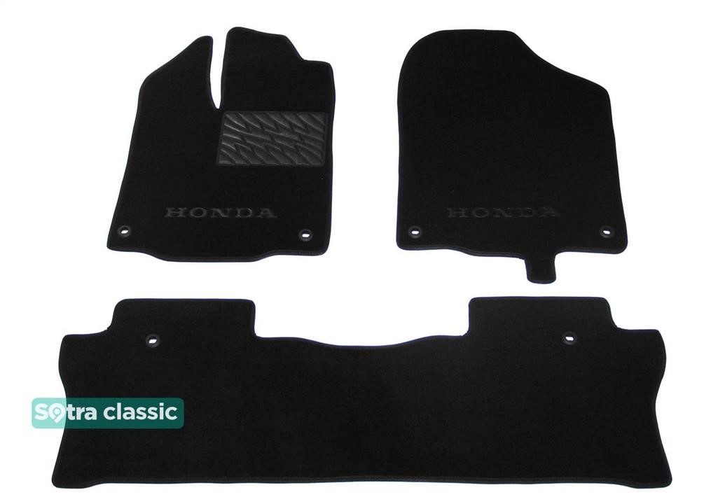 Sotra 05460-GD-BLACK Килимки салону Sotra двошарові Classic чорні для Honda Pilot (mkIII) 2016-, комплект 05460GDBLACK: Купити в Україні - Добра ціна на EXIST.UA!