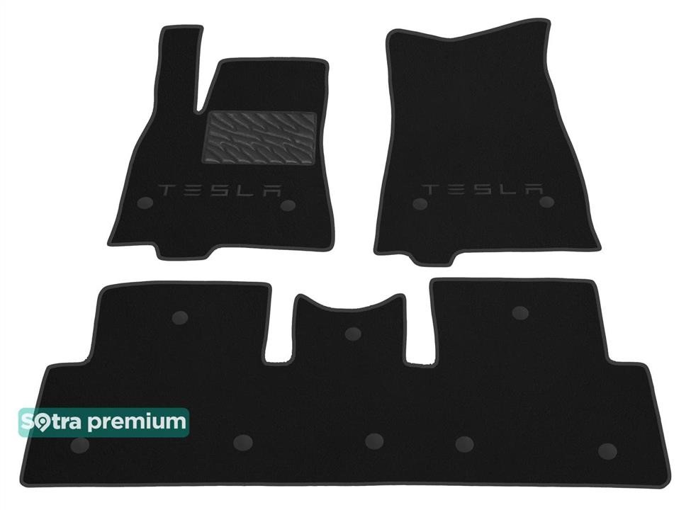Sotra 07754-CH-GRAPHITE Килимки салону Sotra двошарові Premium темно-сірі для Tesla Model 3 (mkI) 2017-, комплект 07754CHGRAPHITE: Купити в Україні - Добра ціна на EXIST.UA!