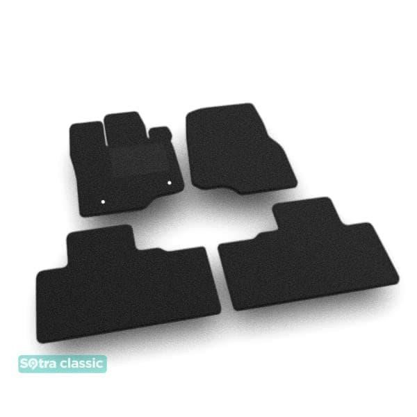 07927GDBLACK Sotra Коврики салона Sotra двухслойные Classic черные для Ford F-150 (mkXII)(SuperCab) 2015-2020, комплект