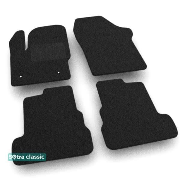 07951GDBLACK Sotra Килимки салону Sotra двошарові Classic чорні для Lincoln MKC (mkI) 2014-2019, комплект
