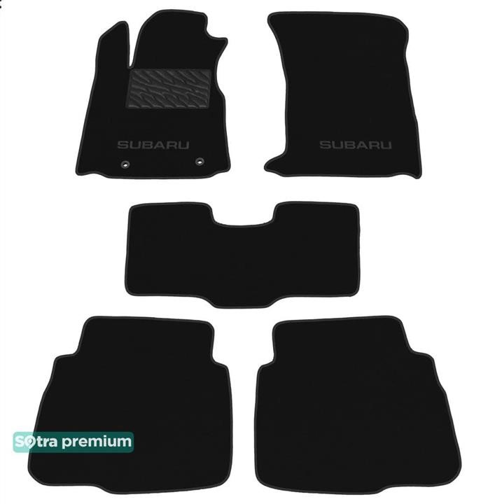 Sotra 09298-CH-BLACK Килимки салону Sotra двошарові Premium чорні для Subaru Legacy (mkVII) / Outback (mkVI) 2020-, комплект 09298CHBLACK: Купити в Україні - Добра ціна на EXIST.UA!