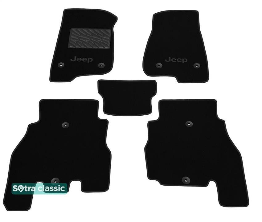 Sotra 09132-GD-BLACK Килимок салону Sotra двошаровий Classic чорний для Jeep Wrangler Unlimited (mkIV)(JL) 2019- 09132GDBLACK: Купити в Україні - Добра ціна на EXIST.UA!