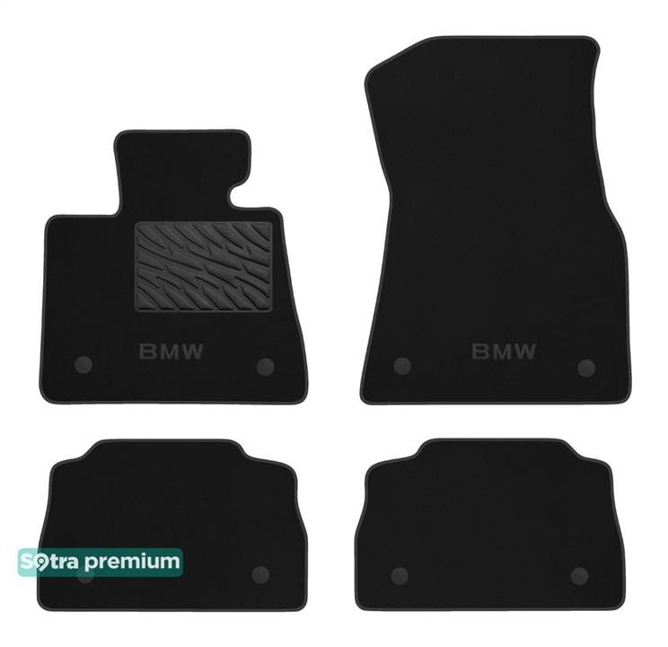 Sotra 90568-CH-BLACK Килимки салону Sotra двошарові Premium чорні для BMW X6 (G06; F96) 2019-, комплект 90568CHBLACK: Купити в Україні - Добра ціна на EXIST.UA!