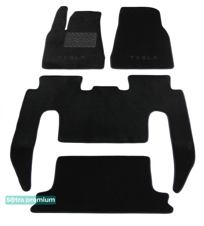 Sotra 90606-CH-BLACK Килимки салону Sotra двошарові Premium чорні для Tesla Model X (mkI)(6 місць)(без консолі на 2 ряди)(1-2-3 ряд) 2016-, комплект 90606CHBLACK: Приваблива ціна - Купити в Україні на EXIST.UA!