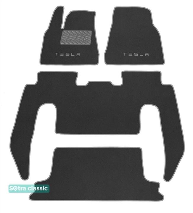 Sotra 90606-GD-GREY Килимки салону Sotra двошарові Classic сірі для Tesla Model X (mkI)(6 місць)(без консолі на 2 ряди)(1-2-3 ряд) 2016-, комплект 90606GDGREY: Купити в Україні - Добра ціна на EXIST.UA!