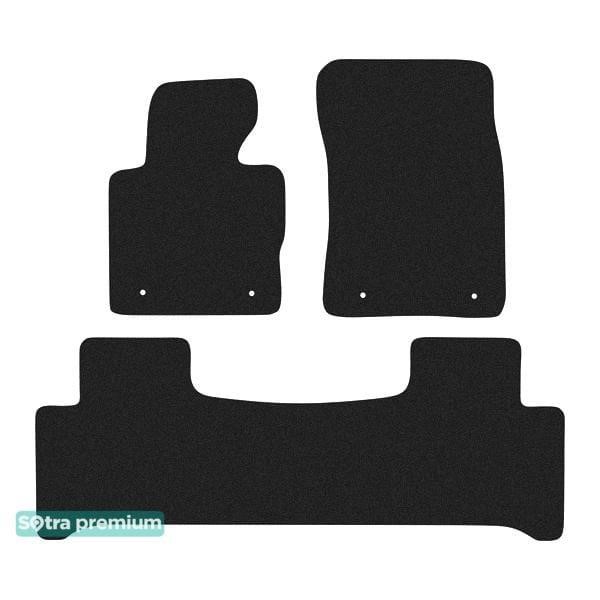 90657CHBLACK Sotra Коврики салона Sotra двухслойные Premium черные для Land Rover Range Rover (mkIII)(4 люверса) 2010-2012, комплект