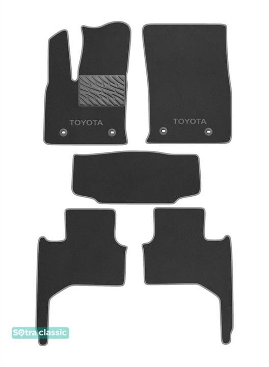 Sotra 90688-GD-GREY Килимки салону Sotra двошарові Classic сірі для Toyota Land Cruiser (J300) 2021-, комплект 90688GDGREY: Купити в Україні - Добра ціна на EXIST.UA!