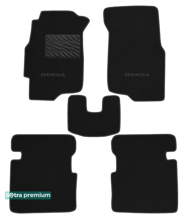 Sotra 90745-CH-BLACK Килимки салону Sotra двошарові Premium чорні для Honda Civic (mkVI) 1995-2001, комплект 90745CHBLACK: Купити в Україні - Добра ціна на EXIST.UA!