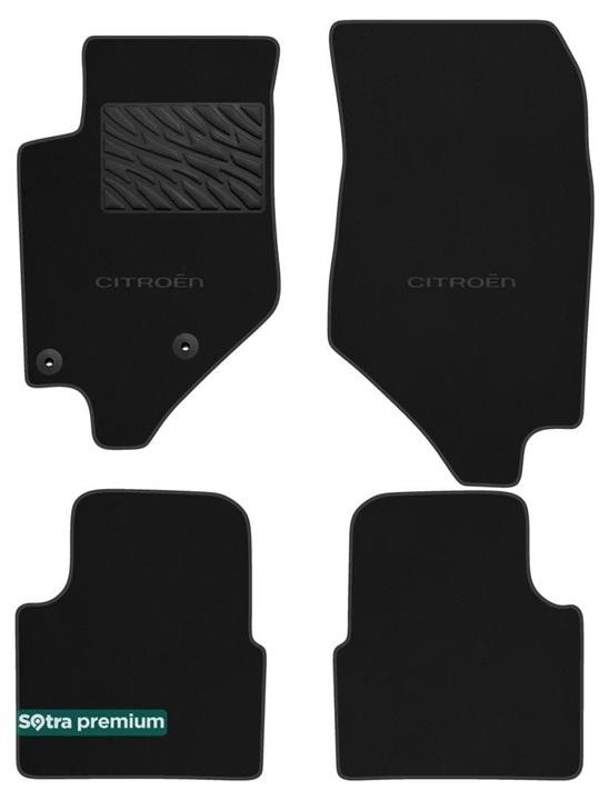 Sotra 90777-CH-BLACK Килимки салону Sotra двошарові Premium чорні для Citroen C4 (mkIII)(не електро) 2020-, комплект 90777CHBLACK: Купити в Україні - Добра ціна на EXIST.UA!