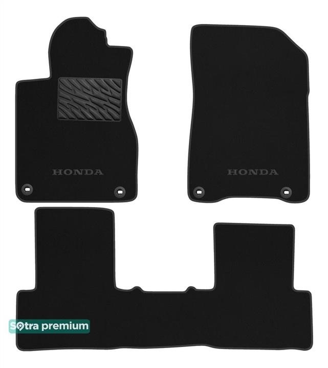 Sotra 90969-CH-BLACK Килимки салону Sotra двошарові Premium чорні для Honda CR-V (mkIV) (4 кліпси) (з сабвуфером) 2012-2018, комплект 90969CHBLACK: Купити в Україні - Добра ціна на EXIST.UA!