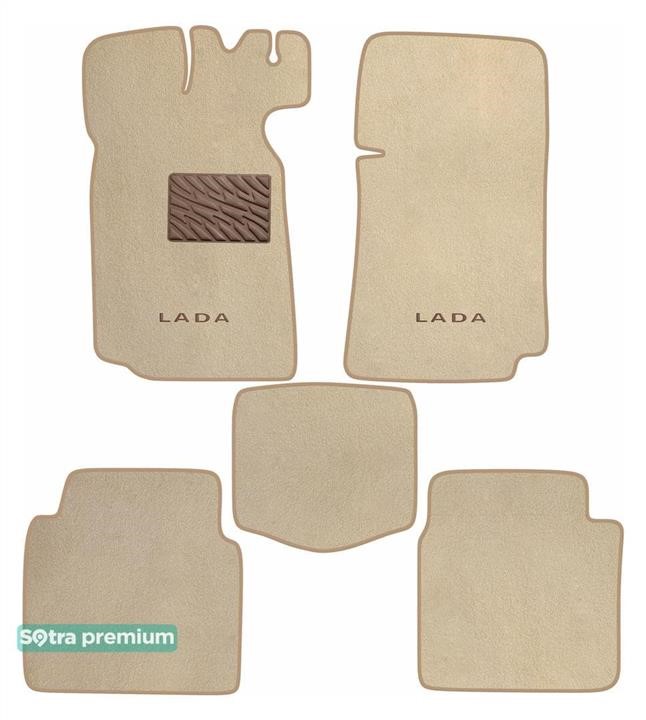 90959CHBEIGE Sotra Коврики салона Sotra двухслойные Premium бежевые для ВАЗ Классика (2101-2107) 1970-2012, комплект