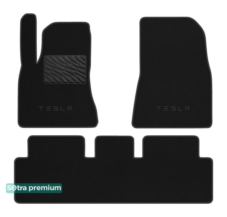 Sotra 90934-CH-BLACK Килимки салону Sotra двошарові Premium чорні для Tesla Model 3 (mkI) 12/2020-, комплект 90934CHBLACK: Приваблива ціна - Купити в Україні на EXIST.UA!