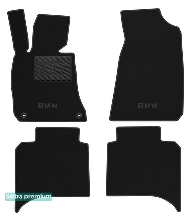 Sotra 90973-CH-BLACK Килимки салону Sotra двошарові Premium чорні для BMW 5-series (E28) 1981-1988, комплект 90973CHBLACK: Купити в Україні - Добра ціна на EXIST.UA!