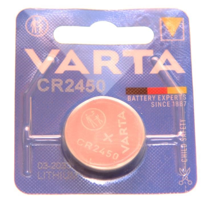 Varta 06450101401 Батарейка CR-2450 bat(3B) Lithium, 1шт 06450101401: Приваблива ціна - Купити в Україні на EXIST.UA!