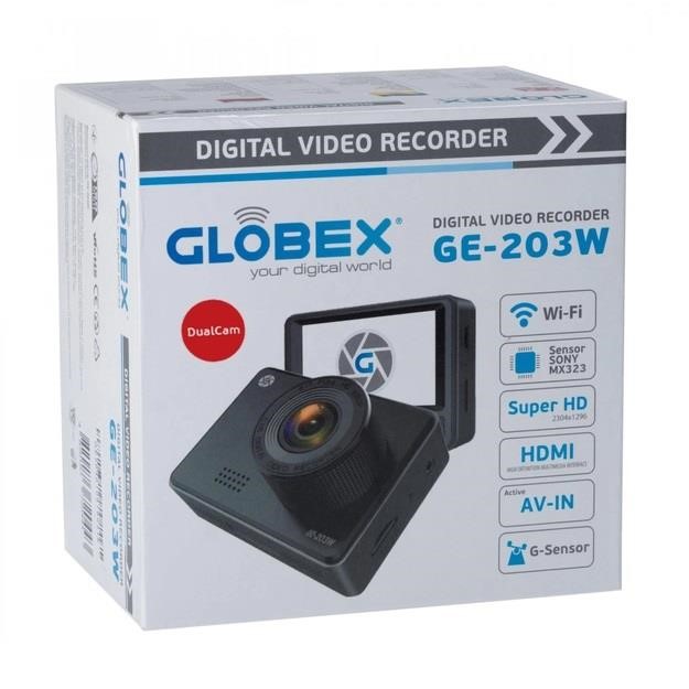 Купити Globex GE-203W DUALCAM за низькою ціною в Україні!