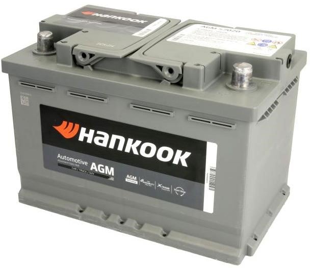 Hankook AGM 57020 Акумулятор Hankook 12В AGM Start-Stop 70Ач 760A(EN) R+ AGM57020: Купити в Україні - Добра ціна на EXIST.UA!