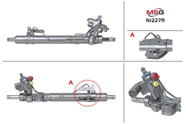 MSG Rebuilding NI227R Рульова рейка з ГПК відновлена NI227R: Приваблива ціна - Купити в Україні на EXIST.UA!