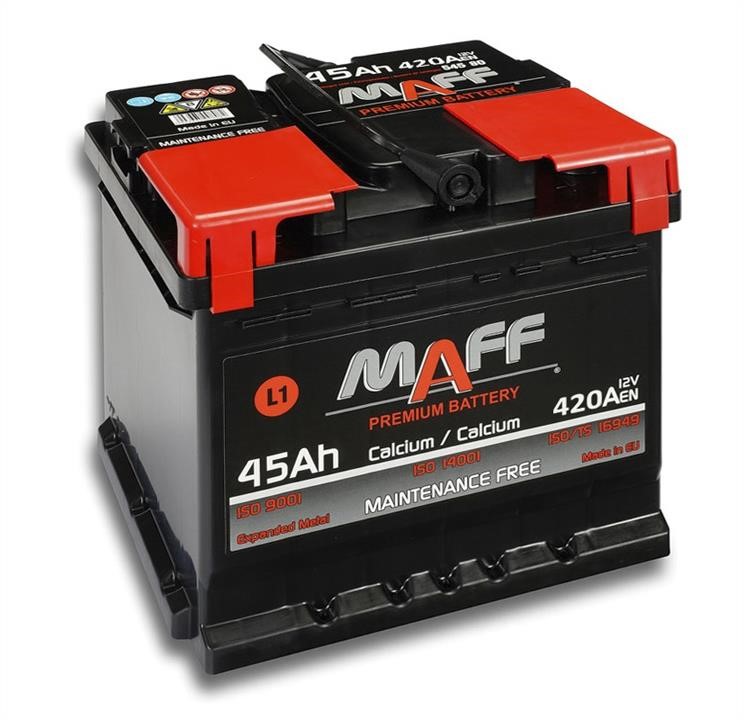 Maff 545 E0 Батарея акумуляторна MAFF 6СТ-45 12В 45Аг 420A(EN) R+ 545E0: Купити в Україні - Добра ціна на EXIST.UA!