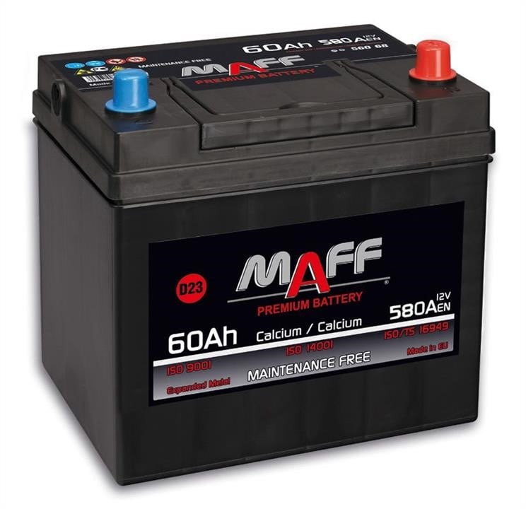 Maff 560 E68 Батарея акумуляторна MAFF 6СТ-60 12В 60Ач 580A(EN) R+ 560E68: Купити в Україні - Добра ціна на EXIST.UA!