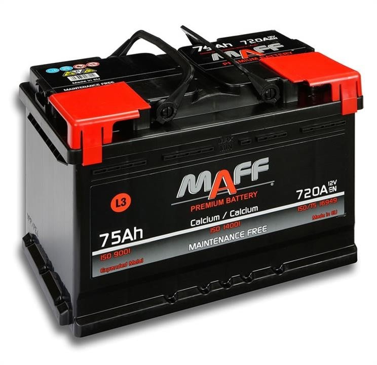 Maff 575 E0 Батарея акумуляторна MAFF 6СТ-75 12В 75Аг 720A(EN) R+ 575E0: Приваблива ціна - Купити в Україні на EXIST.UA!
