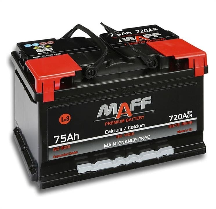 Maff 575 E8 Батарея акумуляторна MAFF 6СТ-75 12В 75Аг 720A(EN) R+ 575E8: Купити в Україні - Добра ціна на EXIST.UA!