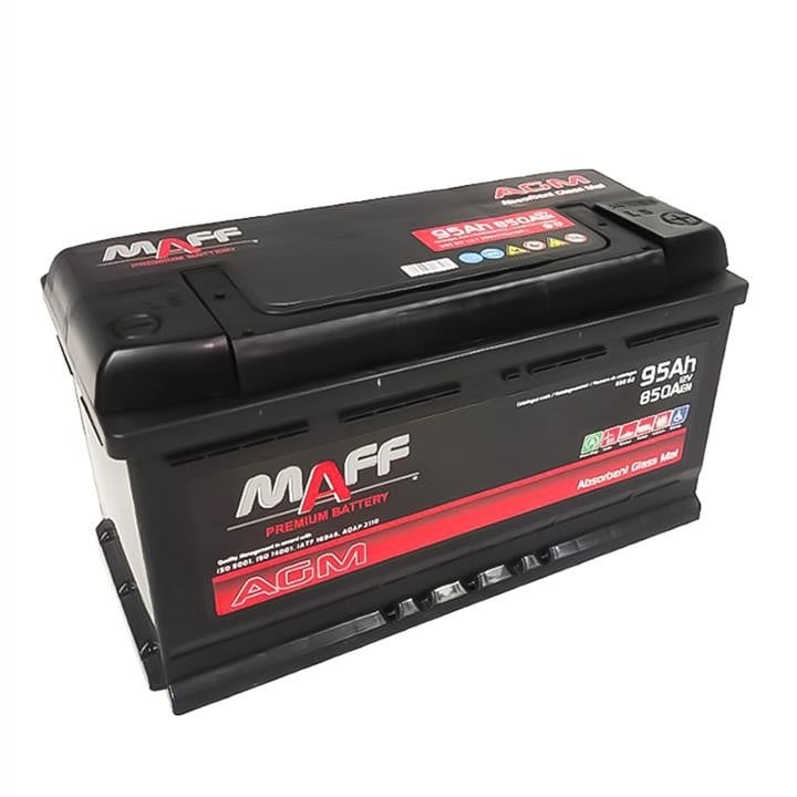 Maff 595 02 Батарея акумуляторна MAFF Start-Stop AGM 6СТ-95 12В 95Ач 850A(EN) R+ 59502: Приваблива ціна - Купити в Україні на EXIST.UA!
