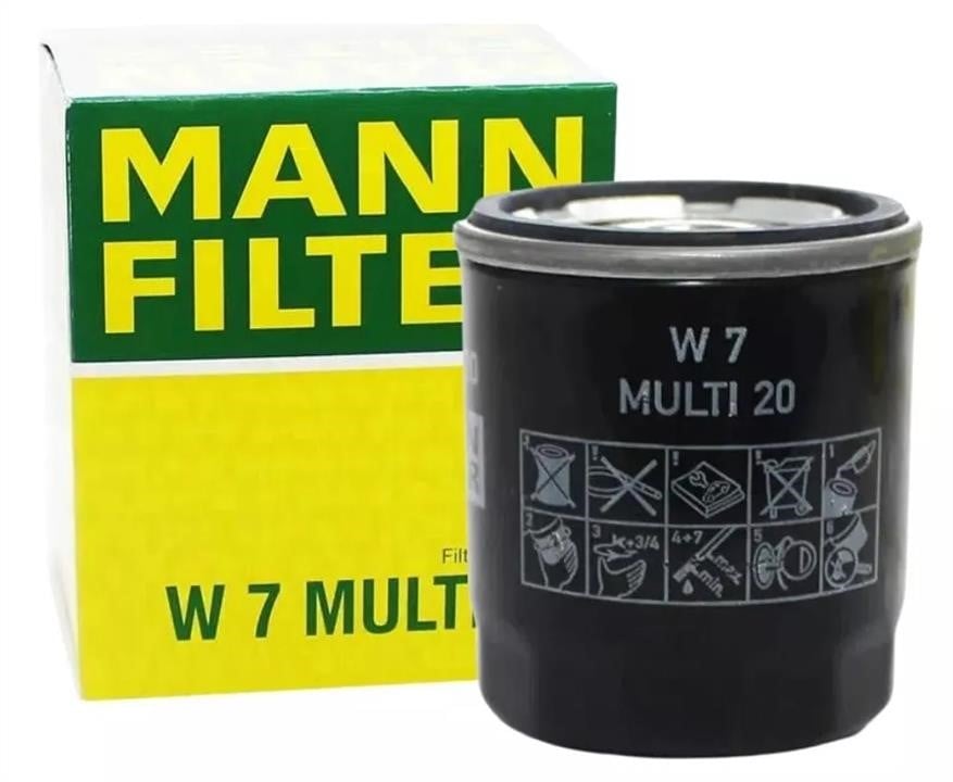 Mann-Filter W 7 MULTI 20 Фільтр масляний W7MULTI20: Купити в Україні - Добра ціна на EXIST.UA!