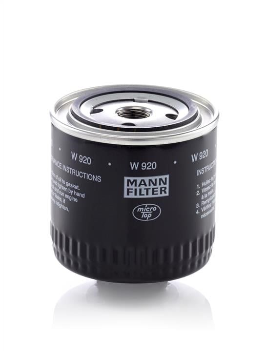 Mann-Filter W 920 Фільтр масляний W920: Купити в Україні - Добра ціна на EXIST.UA!