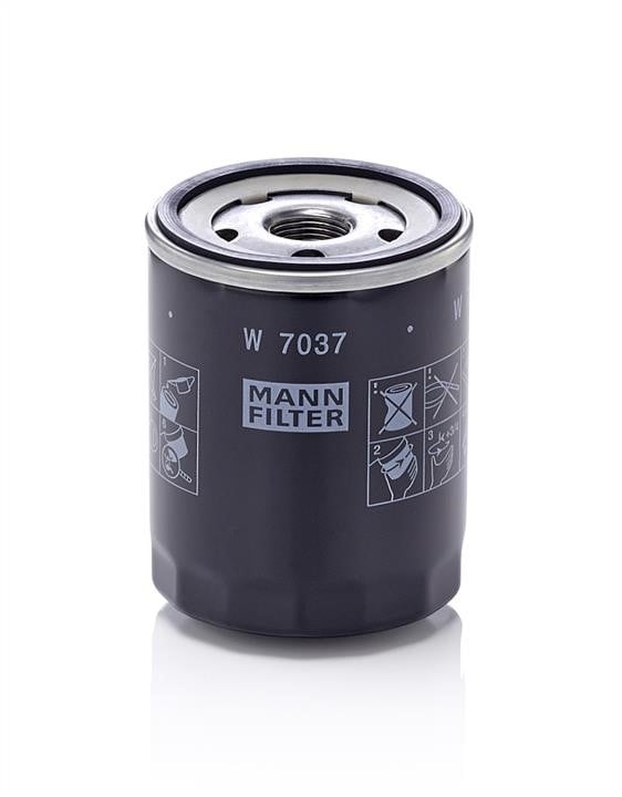 Mann-Filter W 7037 Фільтр масляний W7037: Купити в Україні - Добра ціна на EXIST.UA!