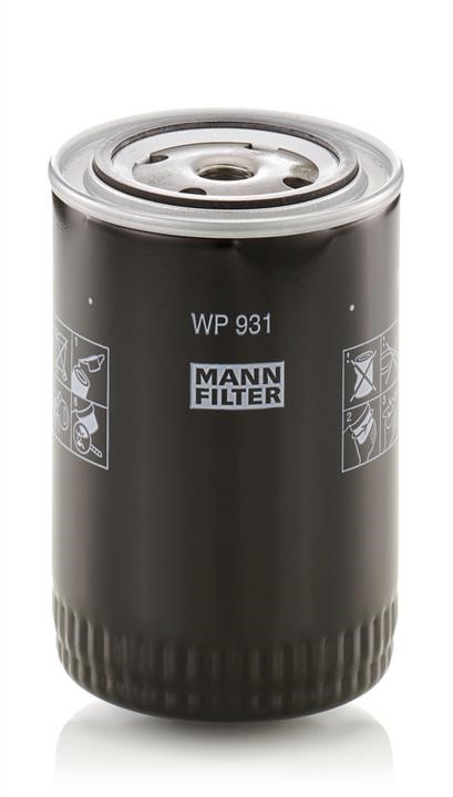 Mann-Filter WP 931 Фільтр масляний WP931: Купити в Україні - Добра ціна на EXIST.UA!