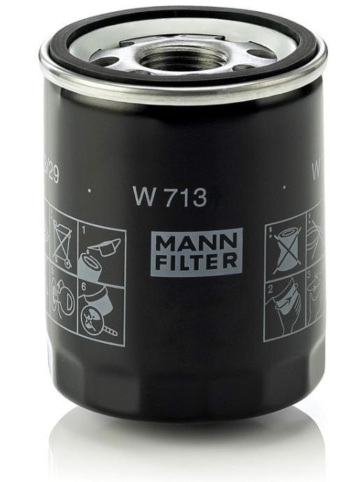 Mann-Filter W 713/22 Фільтр масляний W71322: Купити в Україні - Добра ціна на EXIST.UA!