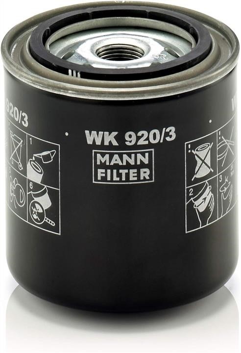 Mann-Filter W 920/3 Фільтр масляний W9203: Приваблива ціна - Купити в Україні на EXIST.UA!
