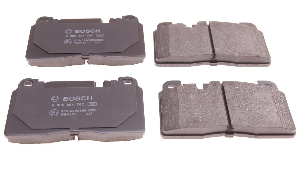 Bosch 0 986 494 702 Гальмівні колодки, комплект 0986494702: Купити в Україні - Добра ціна на EXIST.UA!
