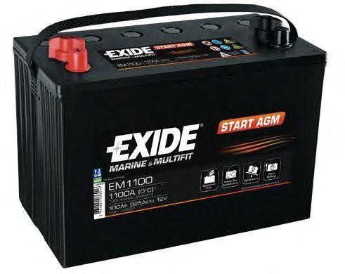 Exide EM1100 Акумулятор Exide Start AGM 12В 100Ач 925А(EN) L+ EM1100: Купити в Україні - Добра ціна на EXIST.UA!