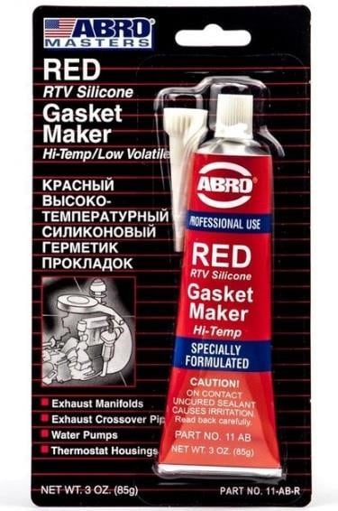 Abro 11ABCH Герметик прокладок, силіконовий, високотемпературний, червоний, 85 г 11ABCH: Купити в Україні - Добра ціна на EXIST.UA!