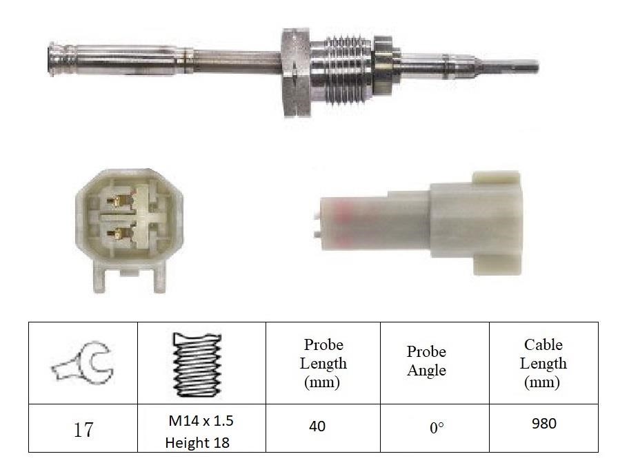 Lucas Electrical LGS7249 Датчик температури відпрацьованих газів LGS7249: Купити в Україні - Добра ціна на EXIST.UA!