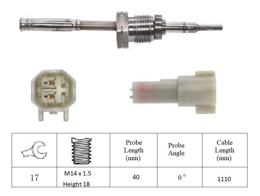 Lucas Electrical LGS7161 Датчик температури відпрацьованих газів LGS7161: Купити в Україні - Добра ціна на EXIST.UA!