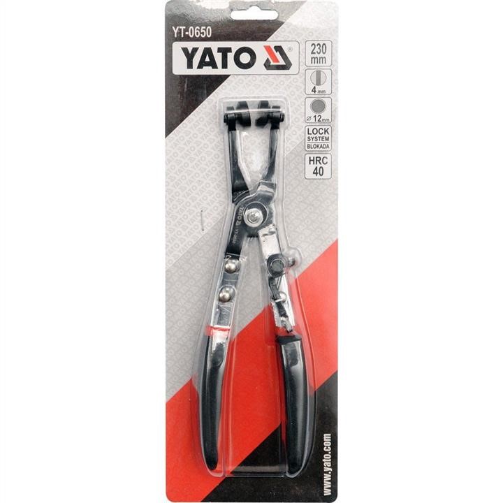 Кліщі для зняття хомутів Yato YT-0650