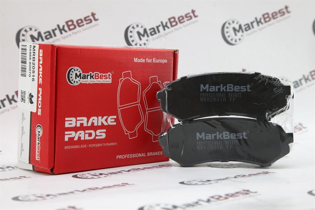 MarkBest MRB20516 Гальмівні колодки, комплект MRB20516: Купити в Україні - Добра ціна на EXIST.UA!