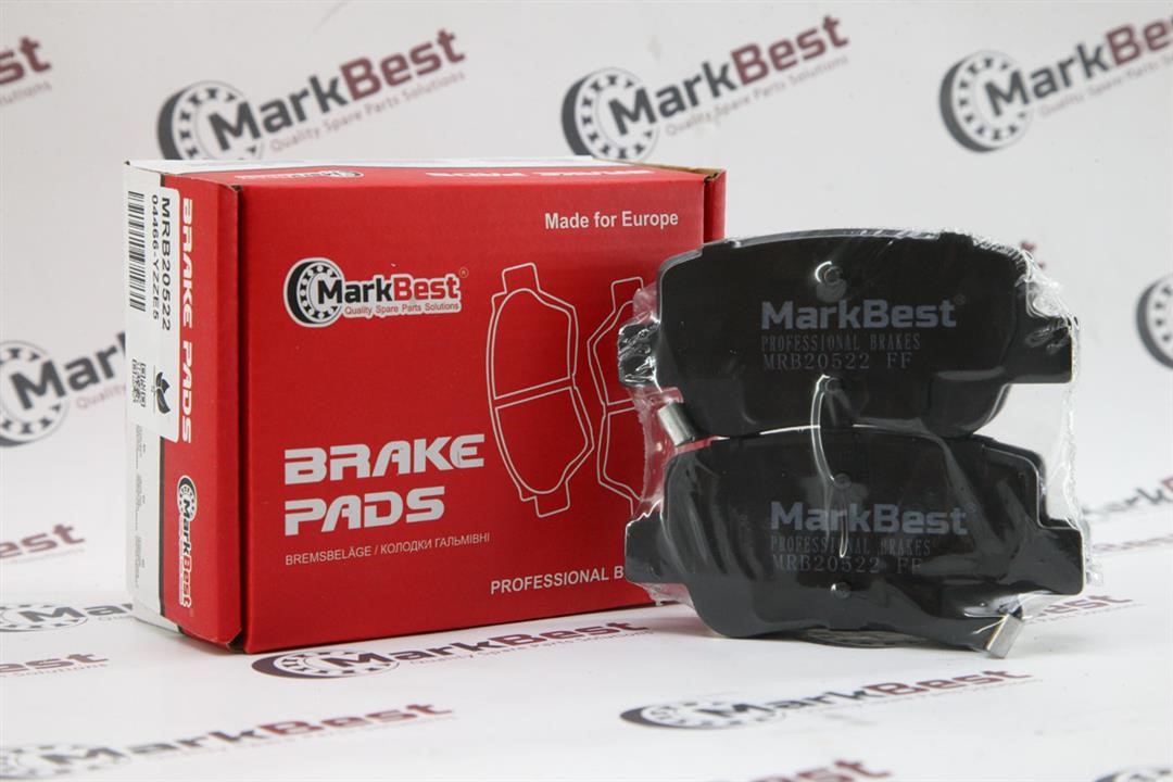 MarkBest MRB20522 Гальмівні колодки, комплект MRB20522: Приваблива ціна - Купити в Україні на EXIST.UA!