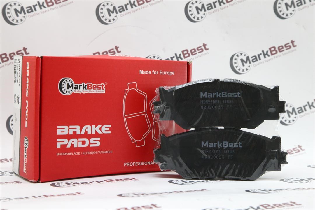 MarkBest MRB20025 Гальмівні колодки, комплект MRB20025: Приваблива ціна - Купити в Україні на EXIST.UA!