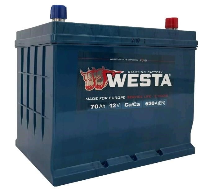 Westa WA700 Акумулятор WESTA 6CT-70 JIS ASIA 12B 70Аг 580(EN) R+ WA700: Купити в Україні - Добра ціна на EXIST.UA!