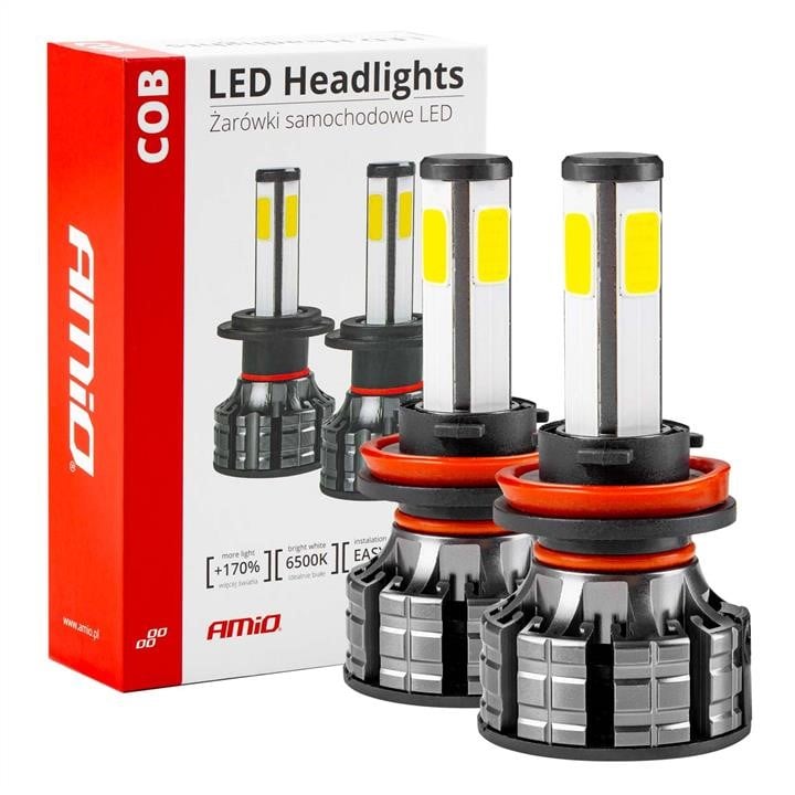 AMiO 02845 Лампа світлодіодна AMiO 12В LED Headlight COB 4Side Series H8/H9/H11 02845: Купити в Україні - Добра ціна на EXIST.UA!