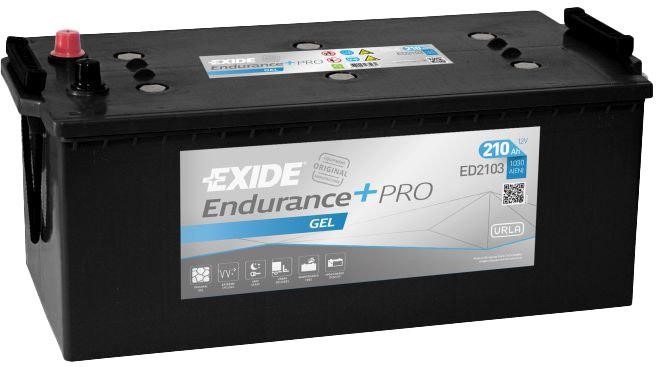 Exide ED2103 Акумулятор Exide Endurance + PRO GEL 12В 210Аг 1000А(EN) L+ ED2103: Купити в Україні - Добра ціна на EXIST.UA!