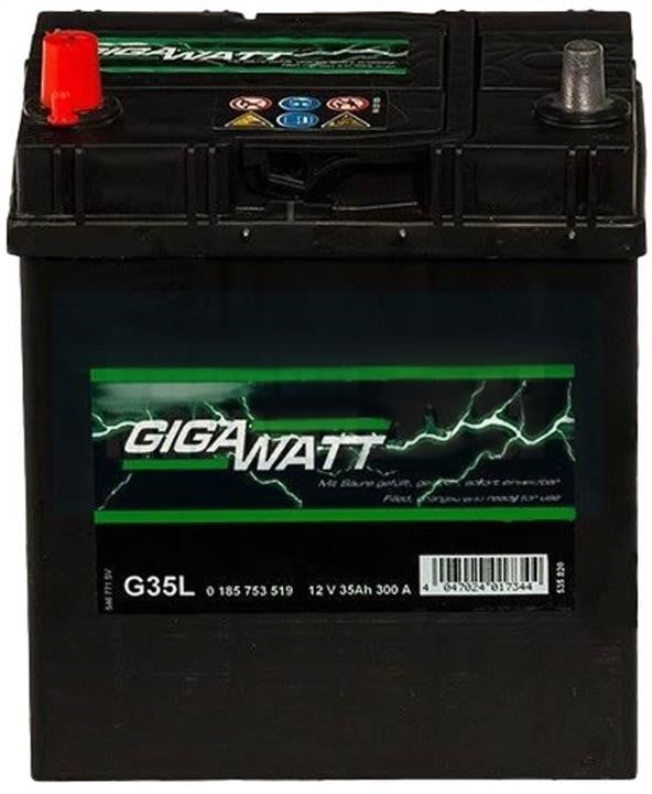 Gigawatt 0 185 753 519 Акумулятор Gigawatt 12В 35Аг 300А(EN) L+ 0185753519: Купити в Україні - Добра ціна на EXIST.UA!