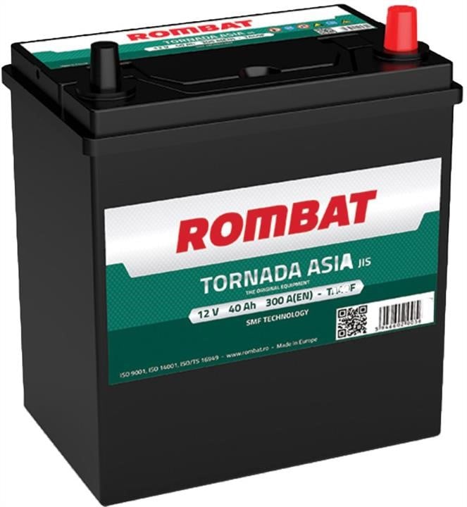ROMBAT TA40F Акумулятор Rombat Tornada 12В 40Аг 300А(EN) R+ TA40F: Приваблива ціна - Купити в Україні на EXIST.UA!
