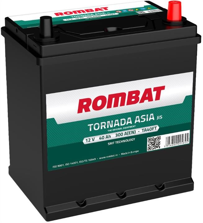 ROMBAT TA40FT Акумулятор Rombat Tornada 12В 40Аг 300А(EN) R+ TA40FT: Купити в Україні - Добра ціна на EXIST.UA!