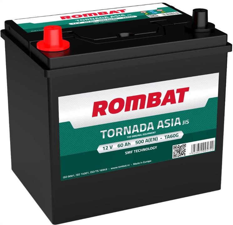 ROMBAT TA60G Акумулятор Rombat Tornada 12В 60Аг 500А(EN) L+ TA60G: Купити в Україні - Добра ціна на EXIST.UA!