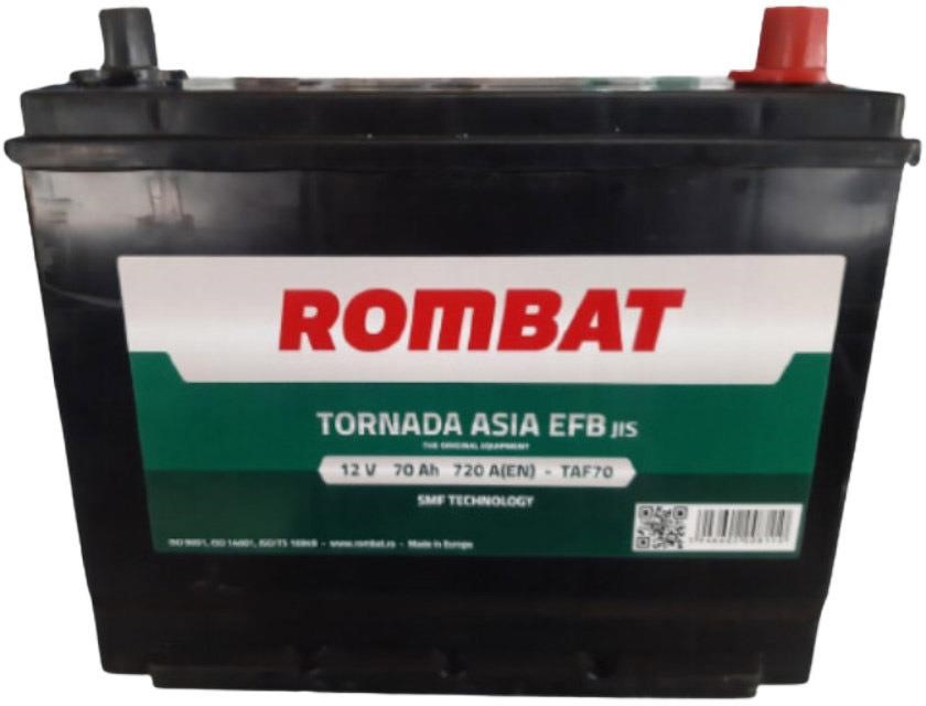 ROMBAT TAF70 Акумулятор Rombat Tornada 12В 70Аг 720А(EN) R+ TAF70: Купити в Україні - Добра ціна на EXIST.UA!