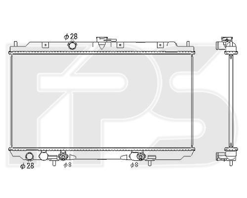FPS FP 50 A613-KY Радиатор охлаждения двигателя FP50A613KY: Отличная цена - Купить в Украине на EXIST.UA! FP50A613KY FPS Радиатор охлаждения двигателя